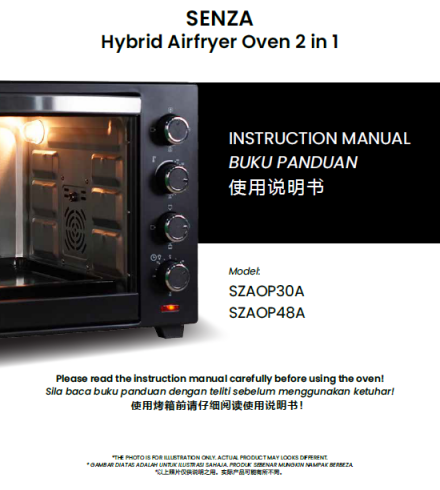 SENZA Instruction Manual Book